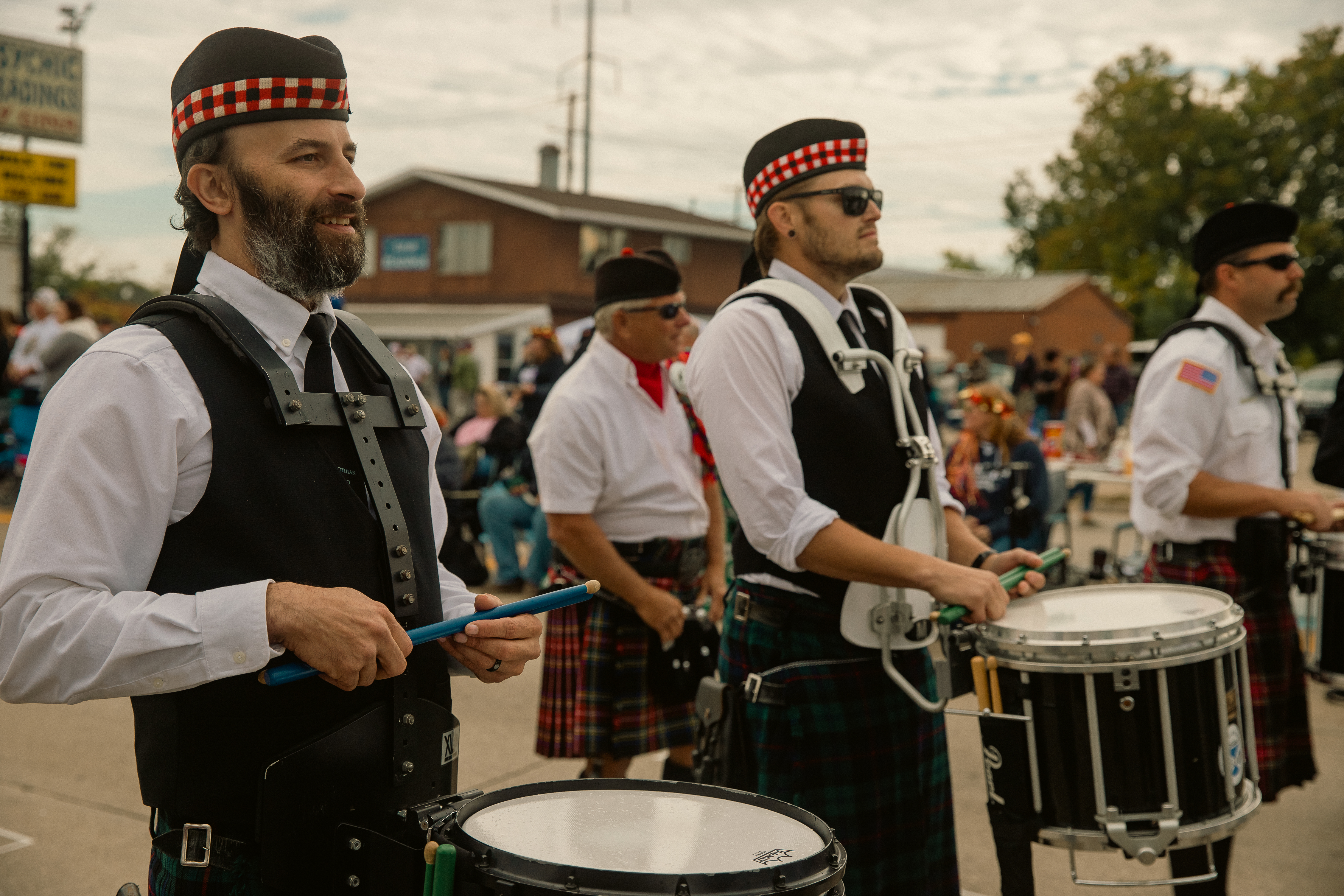 Band playing at Oktoberfest