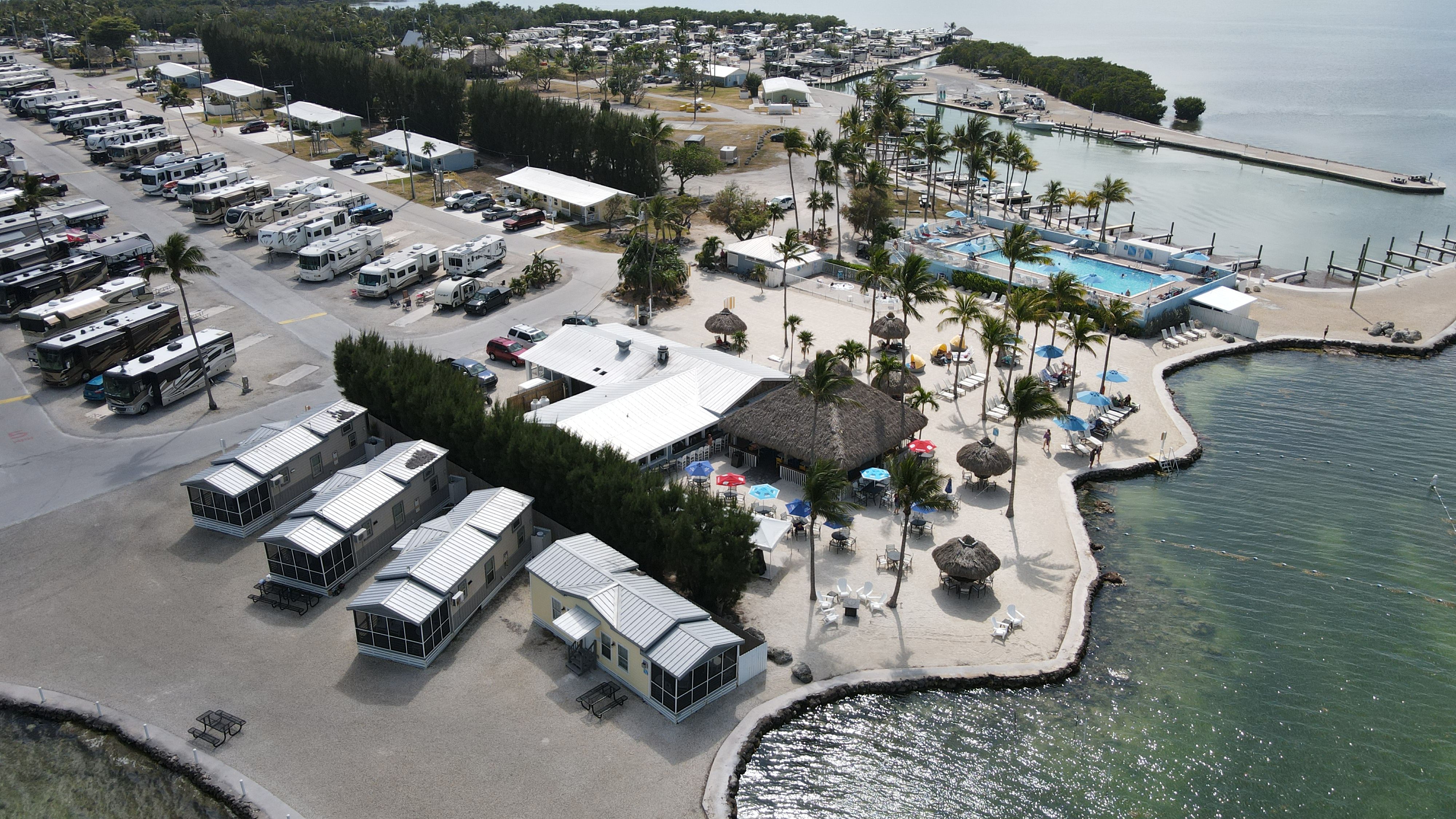 Fiesta Key Aerial View RVs