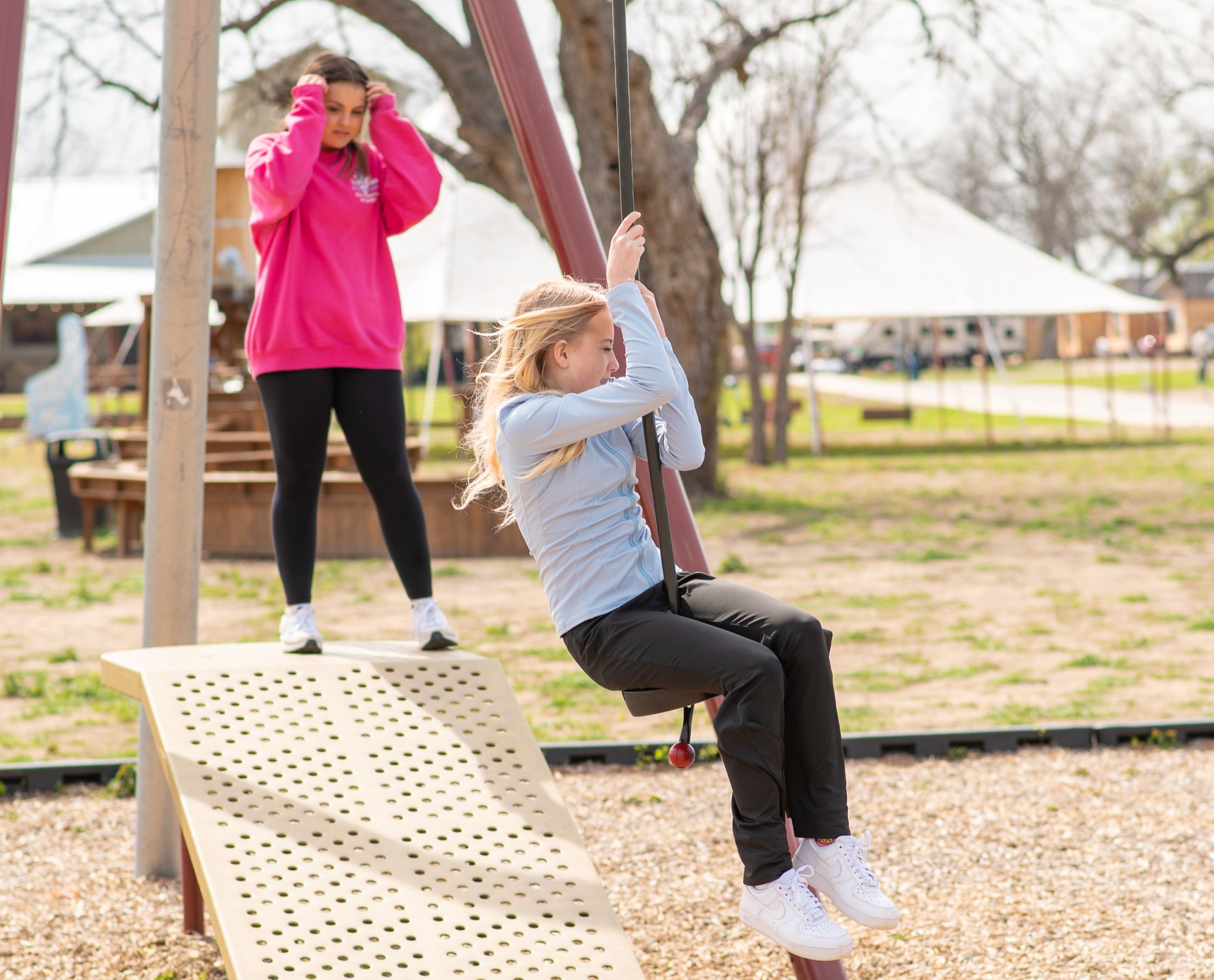 Kids rope course in Waco TX