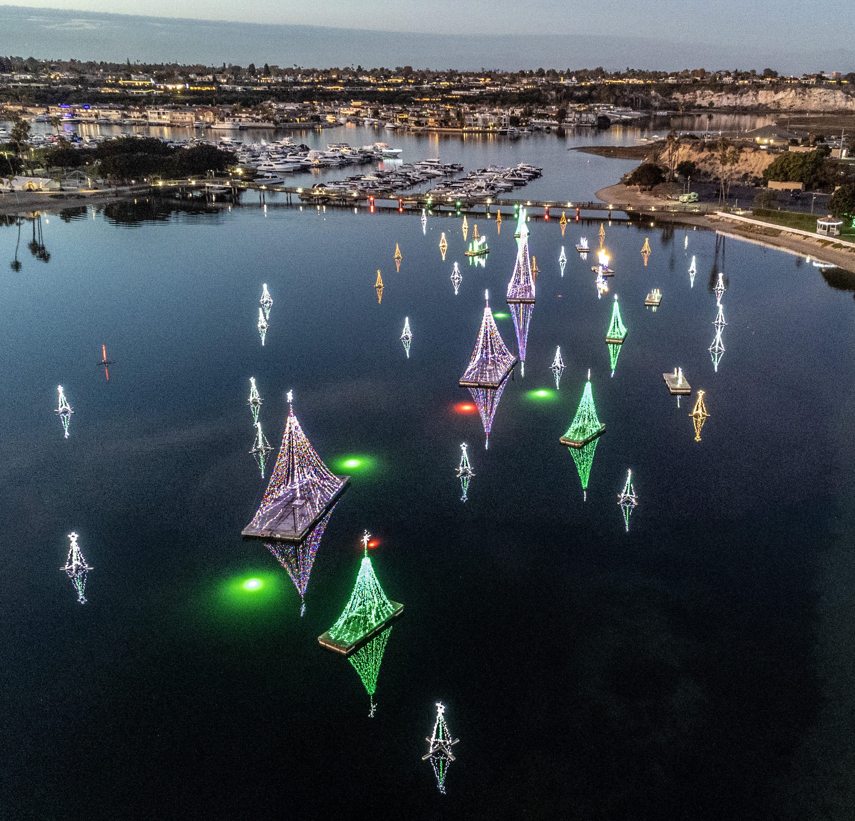 Lighting of the Bay at Dusk