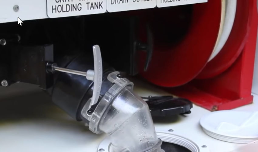 HowTo:) Permanently Fix a Leak/Crack in an RV Black or Grey Water Holding  Tank ~#3 Dropping a Tank 