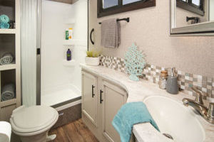 travel trailer bathroom