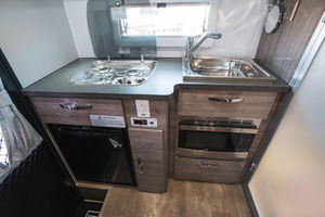 Expandable Trailer Functional Kitchen